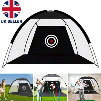 Golf Hitting Net Foldable Golf Driving Training Net Practice Cage Driving Net