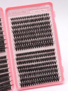 640pcs Eyelash Cluster, D Curl, 640pcs Individual Lash Bundles 30D+40D+50D+60D Curl 8-16mm, DIY Lash Extension Kit For Natural Look, Super Thick, Smart, Super Soft, Super Light, Reusable Individual Segmented False Lashes, Suitable For Beginners, Daily Life, Wedding, Date, Party, Music Festival, Mother's Day - D - View 5