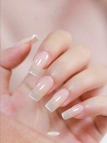 12ml Esmalte de uñas de gelatina transparente rosa nude para primavera/verano, 9 tonos pastel lácteos nude, textura brillante como el cristal, curable con UV/LED de larga duración, adecuado para bodas, citas y manicura diaria - Multicolor - Ver 6