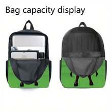 99 Night In The Forest 3pcs Cartoon Design Backpack Collection, Easy To Carry And Foldable With Adjustable Straps, Featuring A Spacious Casual Double Shoulder Backpack, A Pencil Case, And A Messenger Bag Suitable For School Or As A Birthday Present - 3pcs - 查看 3