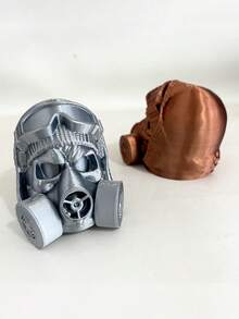 YAIUZGOO Cubierta de enganche de remolque del apocalipsis zombi gótico - Diseño interesante de máscara de gas y casco, se ajusta a remolques, camiones, motocicletas - Bola de acoplamiento resistente con accesorios de estilo de calavera, superficie texturizada, accesorio automotriz, regalo - A - Ver 9