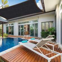 1片矩形遮阳网，遮光率80%，黑色遮阳布，适用于温室植物遮阳棚、庭院遮阳棚、户外花园遮阳网 - 遮陽防曬網 - 查看 6