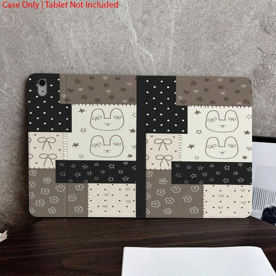 1 Ốp lưng dạng sách lật nhiều góc in hình thỏ dễ thương - Có ngăn đựng bút, tương thích với iPad Pro (M5)/ Air (M3)/ 11"(A16)/ 10.9/10.2/ Air thế hệ thứ 5/Pro11/10/9.7/Air 2/ (thế hệ thứ 7)/ (thế hệ thứ 8)/ Air 4/5/ Pro 11/ Ốp thông minh 10.9 inch thế hệ thứ 10 năm 2022/ Air 13(M3 2025)/ Air 11(M3 2025)/ Air 11(M3 2025)/ 11(A16 2025)/Galaxy Tab S10+/S9/A9, chức năng tự động ngủ/thức, tương thích với 6/6pro/7/7pro - Nhiều màu - Xem 1