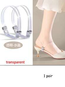 1雙高跟鞋防滑後跟固定帶，專為高跟鞋設計，免安裝即可解決滑脫問題，適用於淺口鞋、涼鞋、樂福鞋等，無需鑽孔，不傷鞋面，牢固支撐後跟，讓行走更舒適 - 高跟鞋鞋帶 - 查看 17