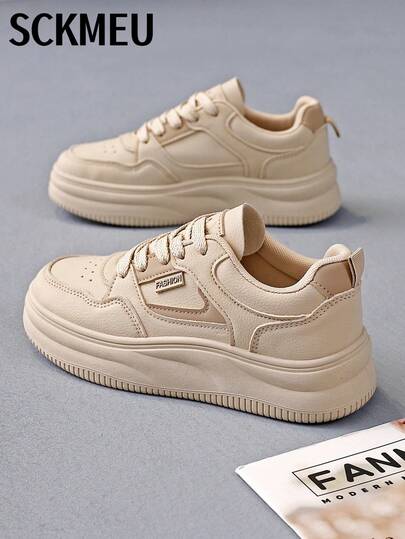 SCKMEU. 女士春季新款休闲运动鞋，轻便舒适透气经典百搭时尚运动鞋