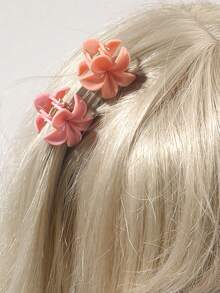 20个马卡龙色雏菊迷你闪亮发夹套装，精致甜美，充满浪漫春日气息，清新可爱，适合海滩、野餐、固定刘海、侧刘海、半扎发等夏季发型，沙滩抓夹，度假旅行必备。 - 彩色 - 查看 2