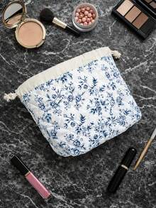 时尚便捷化妆包，旅行收纳包（口红、化妆品、卫生巾），度假手提束口袋，适合学生、青少年、女性、母亲和成年女性使用。 - 彩色 - 查看 7