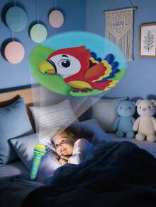 32pcs Children's Flashlight Projector Toy, Bedtime Fun Early Education Cognitive Toy, Dinosaur, Animal, Ocean, Numbers, Fruits, Projection Flashlight Educational Toy, Christmas & Halloween Gift - Multicolor - View 4