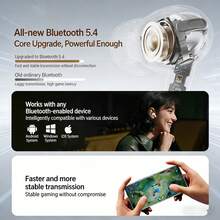Lenovo TA210 True Wireless Bluetooth Earbuds | Bluetooth 5.4 Active Noise Cancellation, Semi-In-Ear, Auto-Connect On Lid Open - View 7