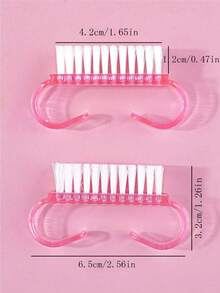 1/5/10pcs Nail Brushes, Multi-Functional Nail Care Brushes, Used For Nail Cleaning, Dust And Dirt Removal - One Size - View 8