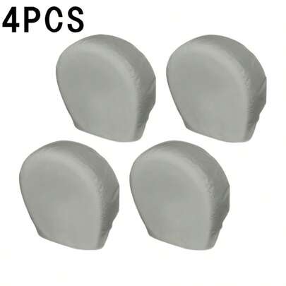 A Set Of Four Tire Covers, Designed For SUVs, Trailers, Campers, And RVs, Provides Rugged Wheel Protection For Tires From 26 To 31.49 Inches In Diameter.