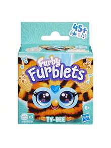 Hasbro Furby Furblets Bub-Lee 迷你朋友，45 种以上音效和音乐，只会说 Furbish 语，电子毛绒玩具，粉色和白色，返校礼物，适合 6 岁及以上儿童 - 彩色 - 查看 26