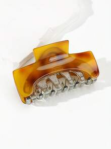 1pc Women's Retro Tie Dye Medium Hair Clip, Hair Claw Suitable For Daily, Vacation, Party Wear - Multicolor - View 7