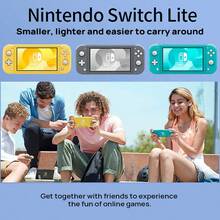 Nintendo Switch Switch Lite 掌上型遊戲機，體積小，輕巧便攜，5.5吋液晶屏，適合隨時隨地玩遊戲，USB-C接口，支援SD卡 - 查看 2