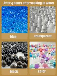 10.000/50.000/160.000 hạt trang trí trong suốt, hạt gel nước, hạt pha lê, hạt trồng cây không cần đất, hạt thạch và các loại hạt trang trí khác - Lý tưởng cho trang trí trong nhà, trang trí nhà cửa, trưng bày trên bàn, trang trí văn phòng, điểm nhấn trang trí, lấp đầy bình hoa và trang trí Giáng sinh. - trong suốt - Xem 4