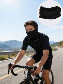 1 pieza Diadema multifuncional de unicolor para exteriores, máscara facial transpirable a prueba de polvo y viento, protección solar, adecuada para ciclismo, campamento, senderismo, pesca y otras actividades - Multicolor - Ver 29