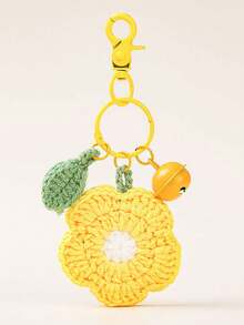 1 pieza Llavero con forma de hoja y flor multicolor, accesorio lindo para bolso/mochila, para mujeres, accesorios, encantos, festival, graduación, regalos del día del maestro, regalo de cumpleaños, regalo para la madre, regalo del día de la madre - Multicolor - Ver 6