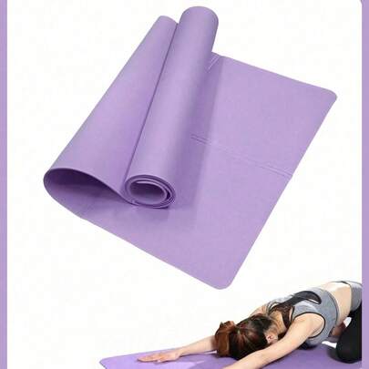 Esterilla de yoga de 173*61cm de EVA, esterilla de ejercicio de unicolor para Pilates con correa, adecuada para yoga, Pilates, plancha, fitness, gimnasia, entrenamiento, gimnasio, ejercicio en casa, gran regalo para el Día de la Madre, cumpleaños, etc.