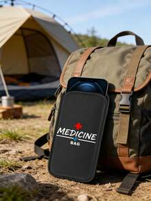 Túi đựng điện thoại bảo vệ kiểu dáng MEDICINE mới, màu đen, màu đen, kiểu cắm thẳng, được làm từ chất liệu neoprene chống sốc và bụi, giữ ấm, lớp lót bên trong co giãn, túi xách tiện dụng cho nam và nữ. - Nhiều màu - Xem 3