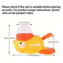 1 chiếc khay đựng thức ăn cho thú cưng, đồ chơi tương tác cho thú cưng, không dùng pin, hình vịt dễ thương với cửa sổ trong suốt, đồ chơi cho ăn bằng tay, đồ chơi xếp hình đựng thức ăn cho chó. - Xem 9