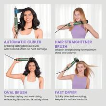 UKLISS 2026 Upgraded 5-In-1 Hot Air Brush Set, Hair Dryer And Automatic Curling Iron, 3 Temperature Settings, Frizz-Free Salon-Style Styling, Suitable For All Hair Types, Dual Voltage Portable, Ideal Gift For Valentine's Day, Mother's Day, Three Kings Day, St. Patrick's Day, Suitable For Home, Office, Travel, Salon And Party - View 8