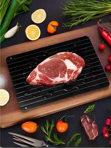 1pc Rapid Defrosting Tray, Designed Specifically For Defrosting Frozen Meat And Other Items, Also Called Defrosting Board Or Defrosting Master, A Practical Kitchen Tool - Multicolor - View 3