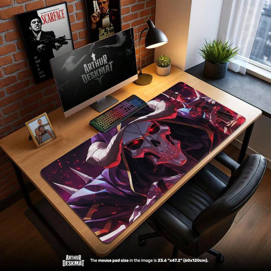 Overlord Ainz Ooal Gown Mouse Pad – Dark Fantasy Anime Desk Mat - As Shown - View 1