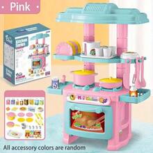 Kids Kitchen Playset, Mini Kitchen Counter DIY Realistic Cooking Food & Utensils Toys, Role Play Game, Parent-Child Interaction Toys, Gift For Girls - Pretend Play Kitchen Toys - View 13