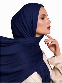 1 chiếc khăn trùm đầu nữ cổ điển, mềm mại, thoáng khí, chống nắng và giữ ấm, phù hợp cho nhiều dịp - Khăn trùm đầu, khăn quàng cổ, khăn choàng bằng lụa nhân tạo màu trơn dành cho nữ. - màu đen - Xem 19