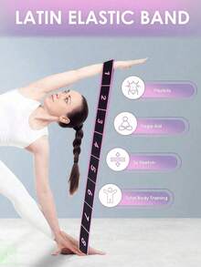 1 dây kháng lực, dây thun tập yoga có vạch chia kháng lực rõ ràng, dây thun tập luyện 8 cấp độ. - Nhiều màu - Xem 7