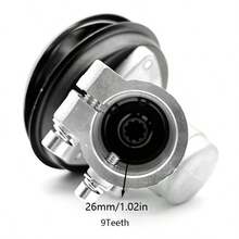 26mm 28mm 9 răng 7 răng 4 răng Răng vuông Phụ kiện dụng cụ làm vườn Phụ tùng Máy cắt cỏ Hộp số - Hộp số máy cắt cỏ, màu bạc - Xem 17