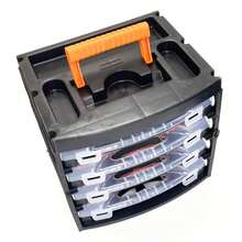 Organiser Set 4 Tray Poly With Removable Inner Compartments - Toolzone KDPTB098 - B - View 5