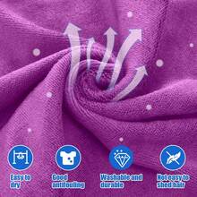 1/6 chiếc khăn microfiber siêu mềm, thích hợp cho cả nam và nữ: Khô nhanh, thấm hút cao, phù hợp cho tập thể dục, phòng gym, yoga, chơi golf, cắm trại, cũng là món quà tuyệt vời. - Nhiều màu - Xem 5