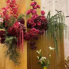 2/4pcs Artificial Weeping Willow Plant With Fake "Lover's Tears" Flowers And Branches, Hanging Green Plant,Suitable For DIY Bouquets, Weddings, Birthdays, Party Backdrops, And Home Decor,Living Room, Bedroom, Office Home Decoratio - Multicolor - View 6