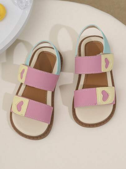 Nuevos zapatos de princesa, sandalias para niñas, zapatos para niñas, sandalias de verano con suela plana y gruesa, puntera abierta, suela blanda, zapatos para niños pequeños, versátiles y cómodos para niños grandes y tallas grandes