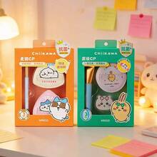 Miniso Bộ trang điểm nền hoàn hảo Chiikawa Series (Cọ che khuyết điểm + 2 bông mút) / Bộ trang điểm nền chất lượng cao (Cọ nền + Bông mút) Trang điểm hàng ngày Chất liệu mềm mại (1 món) - Nhiều màu - Xem 1