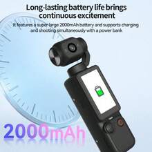Camera thể thao cầm tay độ phân giải cao nhìn đêm, ống kính xoay 180° - Camera đeo trên người rảnh tay dành cho đạp xe, leo núi và ghi hình thể thao, có thể sạc lại, camera nhật ký video, camera thể thao bỏ túi với khả năng xoay 180 độ, camera toàn thân, thích hợp cho quay video và ghi hình, hoàn hảo cho việc ghi lại cuộc sống và du lịch, 2000mAh. - Nhiều màu - Xem 6