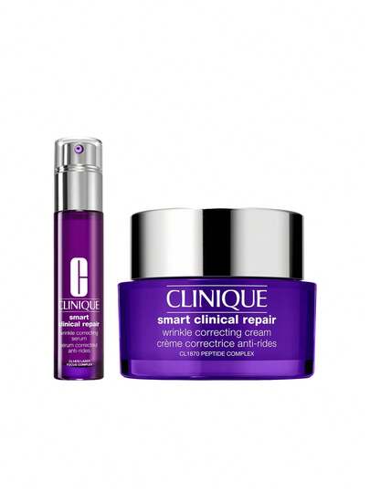 Clinique [Bundle] Smart Clinical Repair Wrinkle Correcting Serum 30 Ml + Wrinkle Correcting Cream 50 Ml