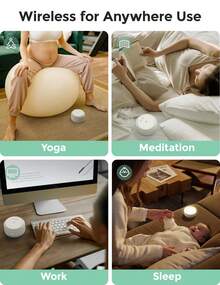 Momcozy Babysömnmonitorer - Vitt - Visa 8