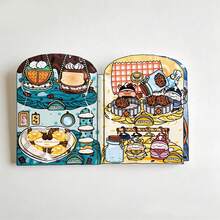 Kit DIY Buku Tenang Rumah Manis Warna Dopamin Macaron, Permainan Peran, Pencerahan Keuangan, Set Mainan Lucu - MultiWarna - View 5