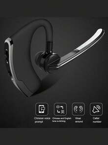 V8 Business Style Csr Stereo Wireless Earphone With Ear-hook - V8 - View 6