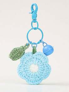 1 pieza Llavero con forma de hoja y flor multicolor, accesorio lindo para bolso/mochila, para mujeres, accesorios, encantos, festival, graduación, regalos del día del maestro, regalo de cumpleaños, regalo para la madre, regalo del día de la madre - Multicolor - Ver 4