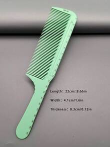 19 Styles Hair Styling Comb Set, 1pc/3pcs/4pcs/6pcs Hair Cutting Comb Kits, Heat Resistant Material, Durable, With Ruler, Suitable For Men, Women, Long/Short Hair, Professional Salon, Barbershop, Home Styling, Wedding Makeup, Travel Essentials - Mint Green - View 32