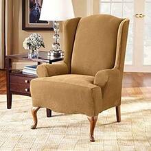 SURE FIT Funda para sillón Tejido piqué SF28976 Piqué elastizado Chocolate Sofá 1 - Antigüedad - Ver 5