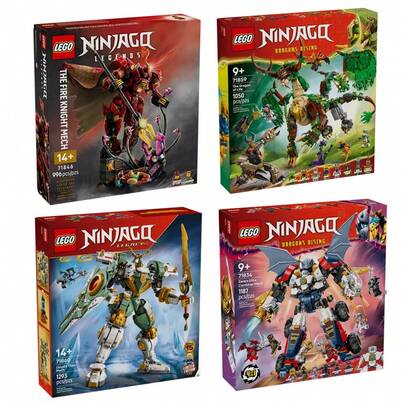  LEGO NINJAGO - Đồ chơi lắp ráp cho trẻ em chơi giả vờ, bé trai và bé gái, từ 6 tuổi trở lên - Ý tưởng quà tặng sinh nhật