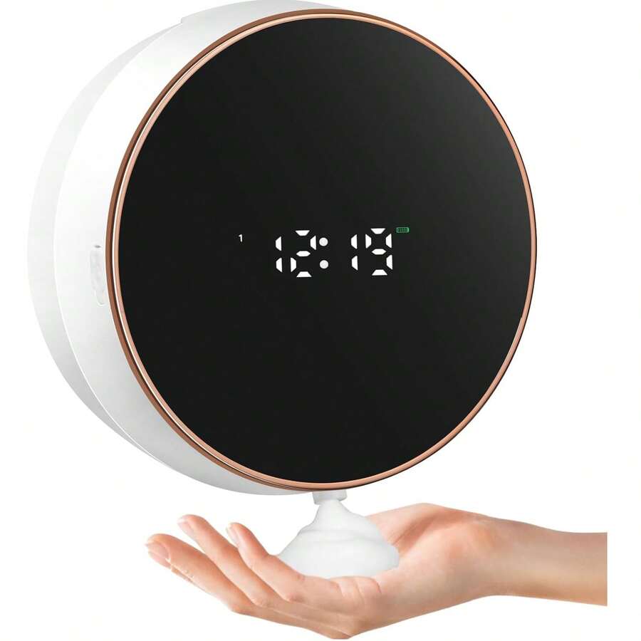 W1智能自动皂液器，智能感应泡沫洗手机，凝胶皂液器，壁挂式，USB充电 - 查看 1