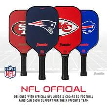 Franklin Sports NFL Pro Pickleball Paddle 13MM Signature Series Pro Pickleball Paddle con Superficie MaxGrit Equipo Oficial de la NFL Aprobado por la USAP Calidad Premium Auténticos - Colts de Indianápolis 1 - Ver 7