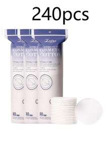 160片温和亲肤卸妆棉 - 多功能洁面湿巾。超柔软洁面棉 - 无绒卸妆湿巾，适合敏感肌肤。高级保湿洁面棉 - 温和清洁爽肤湿巾（80/160片）。低致敏洁面棉 - 温和卸妆护肤湿巾。 - 彩色 - 查看 13