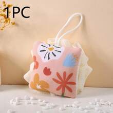 二合一柔软去角质浴巾，自带泡泡海绵，温和身体磨砂膏，丰富泡沫沐浴清洁剂，SPA、桑拿、浴室、日常居家沐浴两用，完美呵护身心，家庭使用皆宜，生日、母亲节、婚礼、节日理想之选，独特实用礼物 - 彩色 - 查看 15