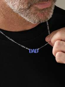 Dây chuyền khắc tên bằng thép không gỉ mạ vàng, mặt dây chuyền hình nơ mờ, dây chuyền . - Kiểu vòng cổ 2 - Xem 5